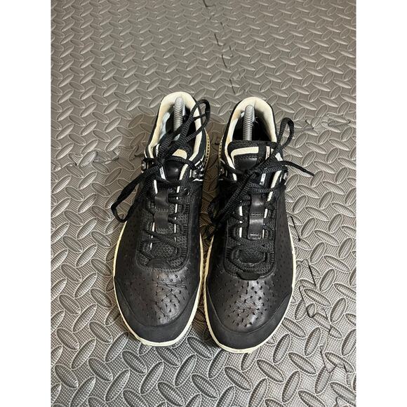 ECCO Intrinsic TR Black Sneaker Leather Size 41‎ US Womens 10-10.5 - Picture 2 of 7